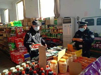 义马市公安局朝阳路派出所开展辖区食品安全检查