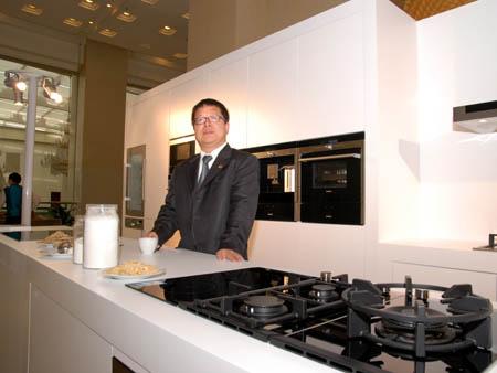 博西家用电器来川展示整体厨房概念德国唯一入选全球家电奢侈